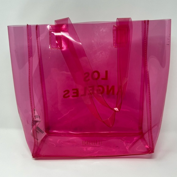 Pink Beach Tote Bag Summmer Vacation Travel Weekender Handbag Purse Tropical mom - Picture 4 of 17